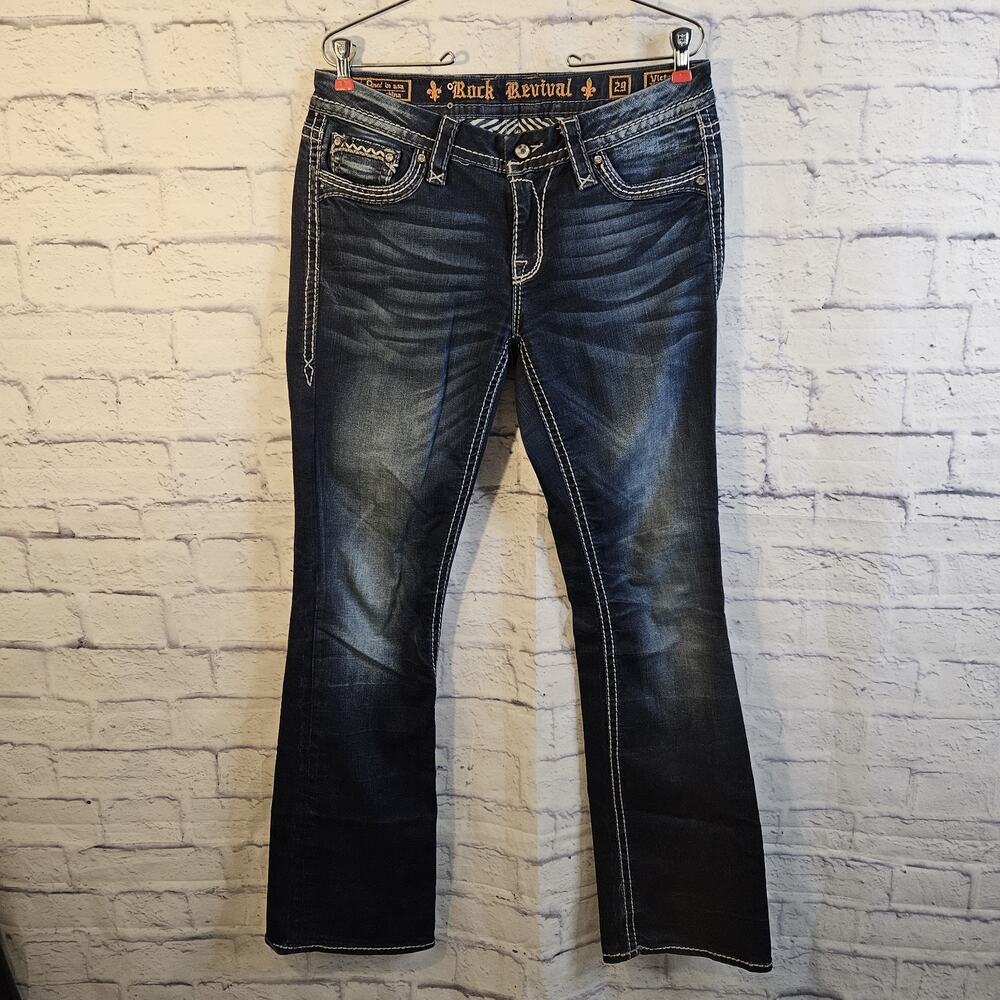 Rock Revival Victoria Easy Boot Jeans Size 29